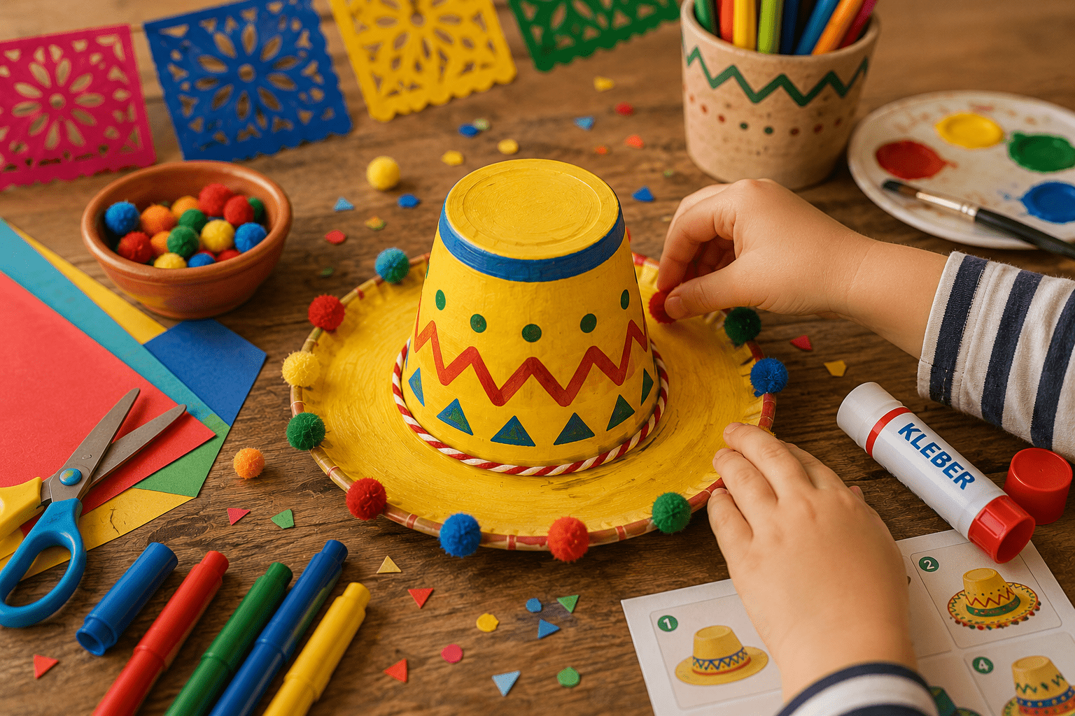 Sombrero basteln